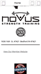 Mobile Screenshot of novusstrength.com